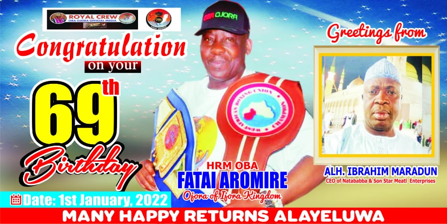 Greeting on Oba Aromire Birthday 2