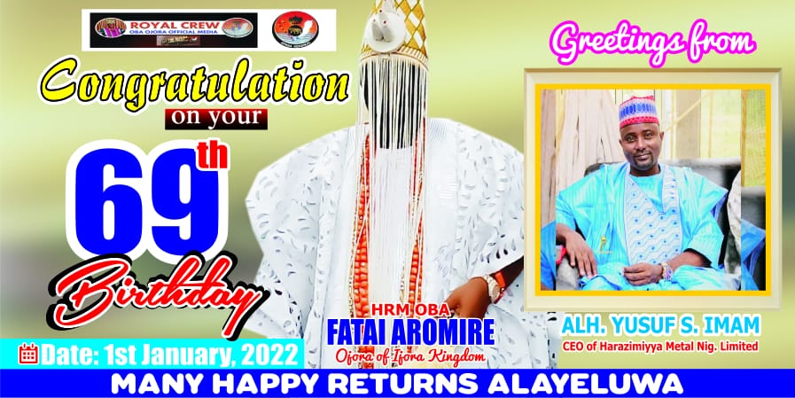 Greeting on Oba Aromire Birthday 6